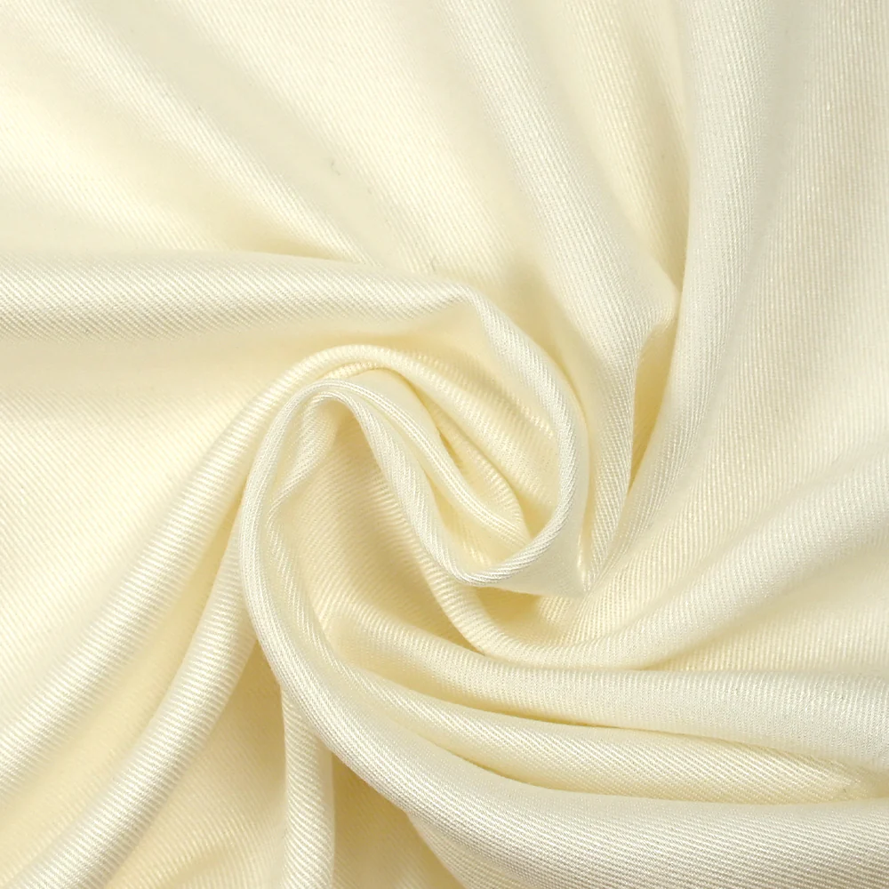 Twill de viscose souple blanc cassé - Image 2