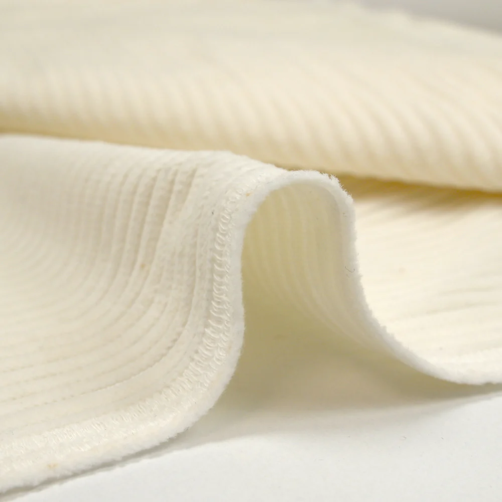 Velours de coton côtelé blanc cassé - Image 6