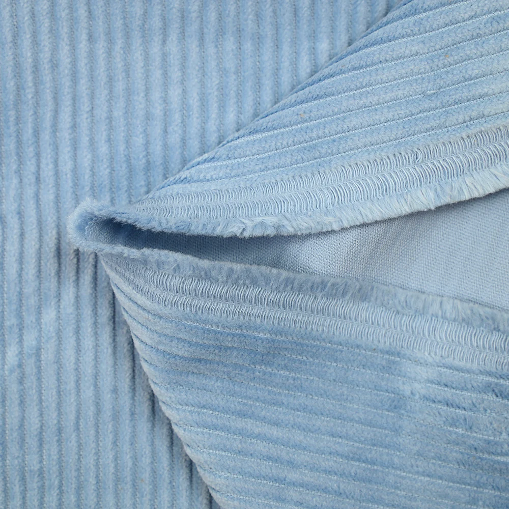 Velours de coton côtelé bleu clair - Image 4