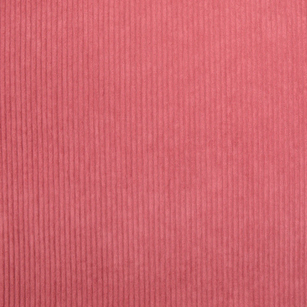 Velours polyester côtelé vieux rose - Image 3