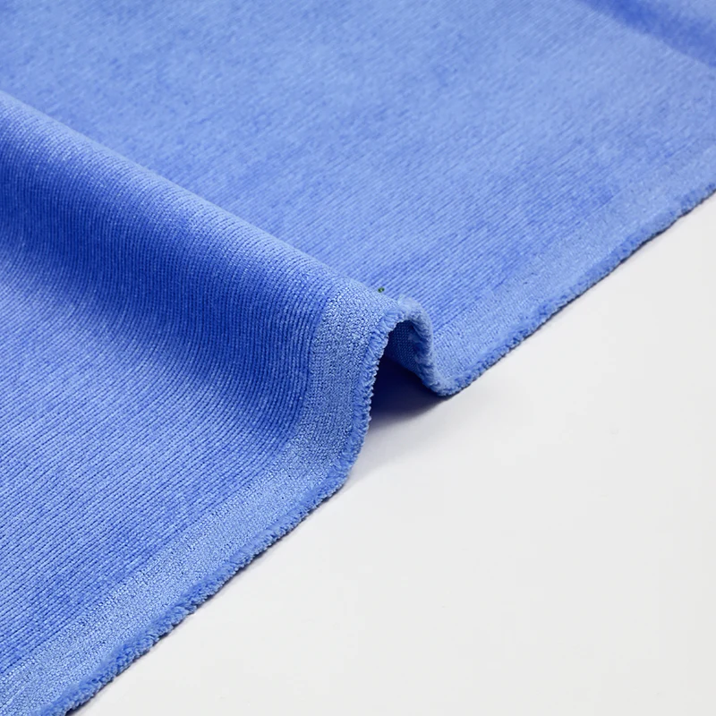 Velours polyester fines cĂ´tes bleu lavande - Image 5