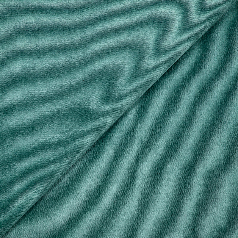 Velours polyester fines côtes jade
