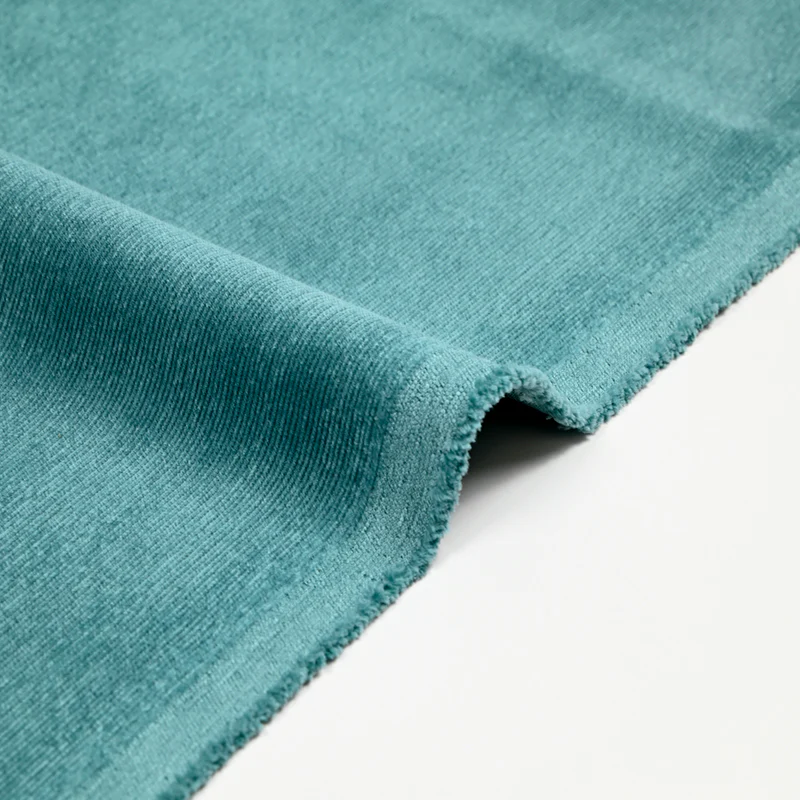 Velours polyester fines côtes jade - Image 5