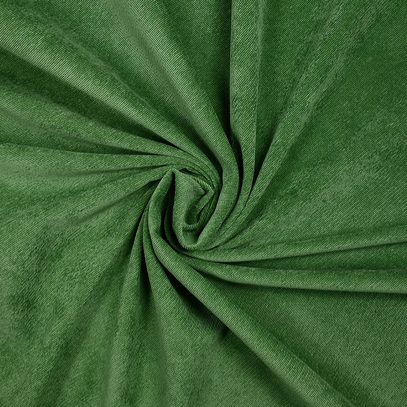 Velours polyester fines cĂ´tes matcha - Image 2