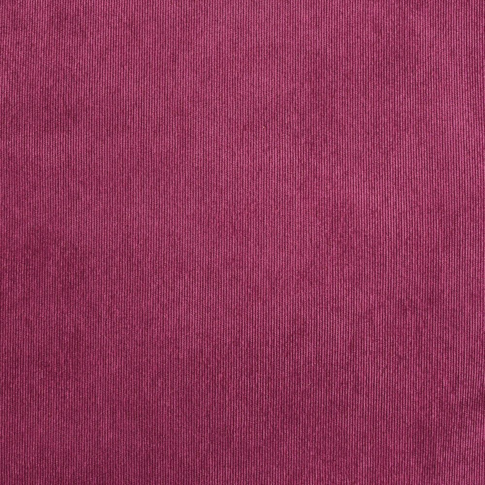 Velours polyester fines cĂ´tes magenta - Image 4