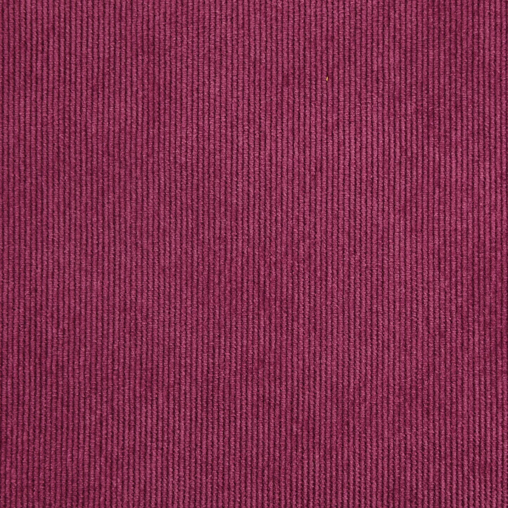 Velours polyester fines cĂ´tes magenta - Image 5