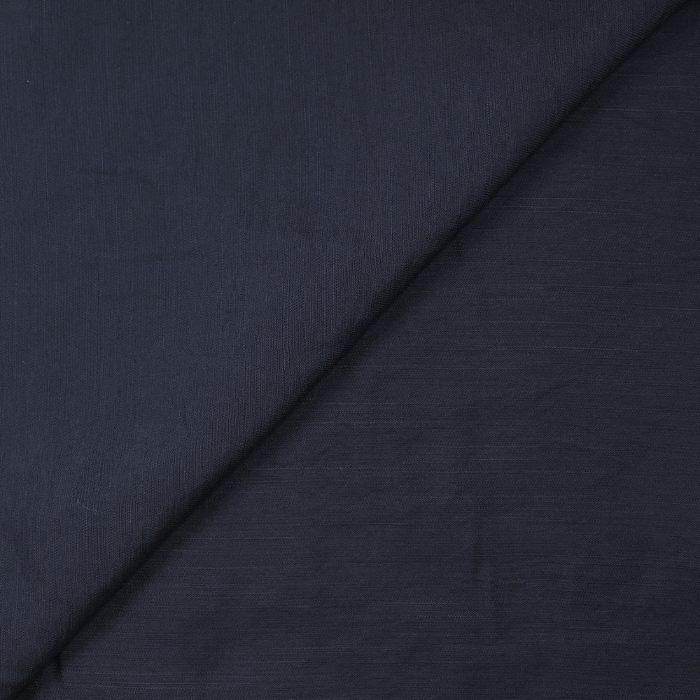 Viscose fluide satinée bleu marine