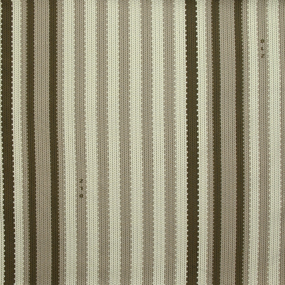 Viscose imprimée rayures tressées tons taupe