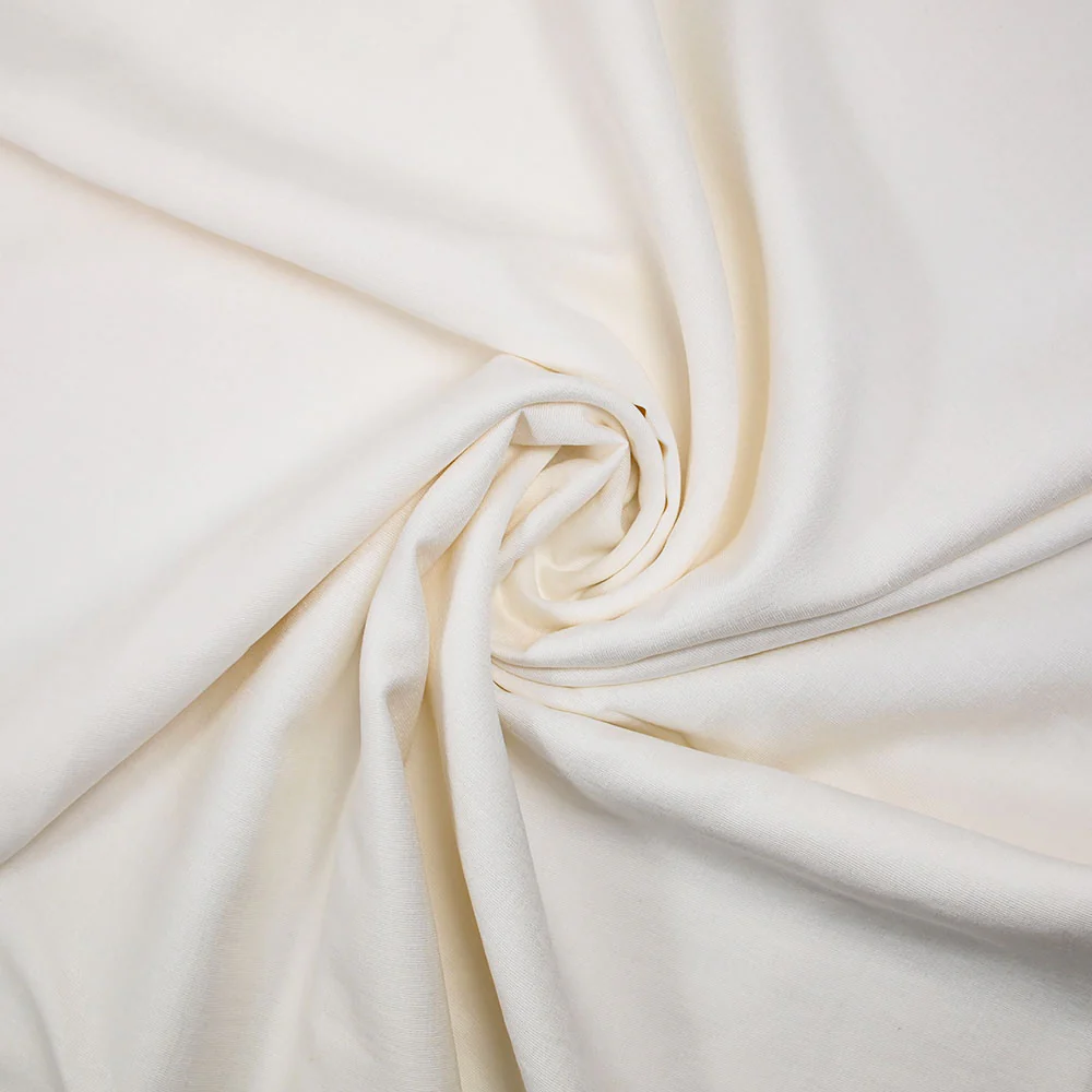 Viscose Laura unie blanc - Image 2