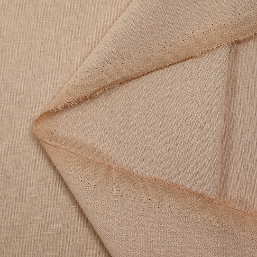 Voile de coton beige poudré - Image 3