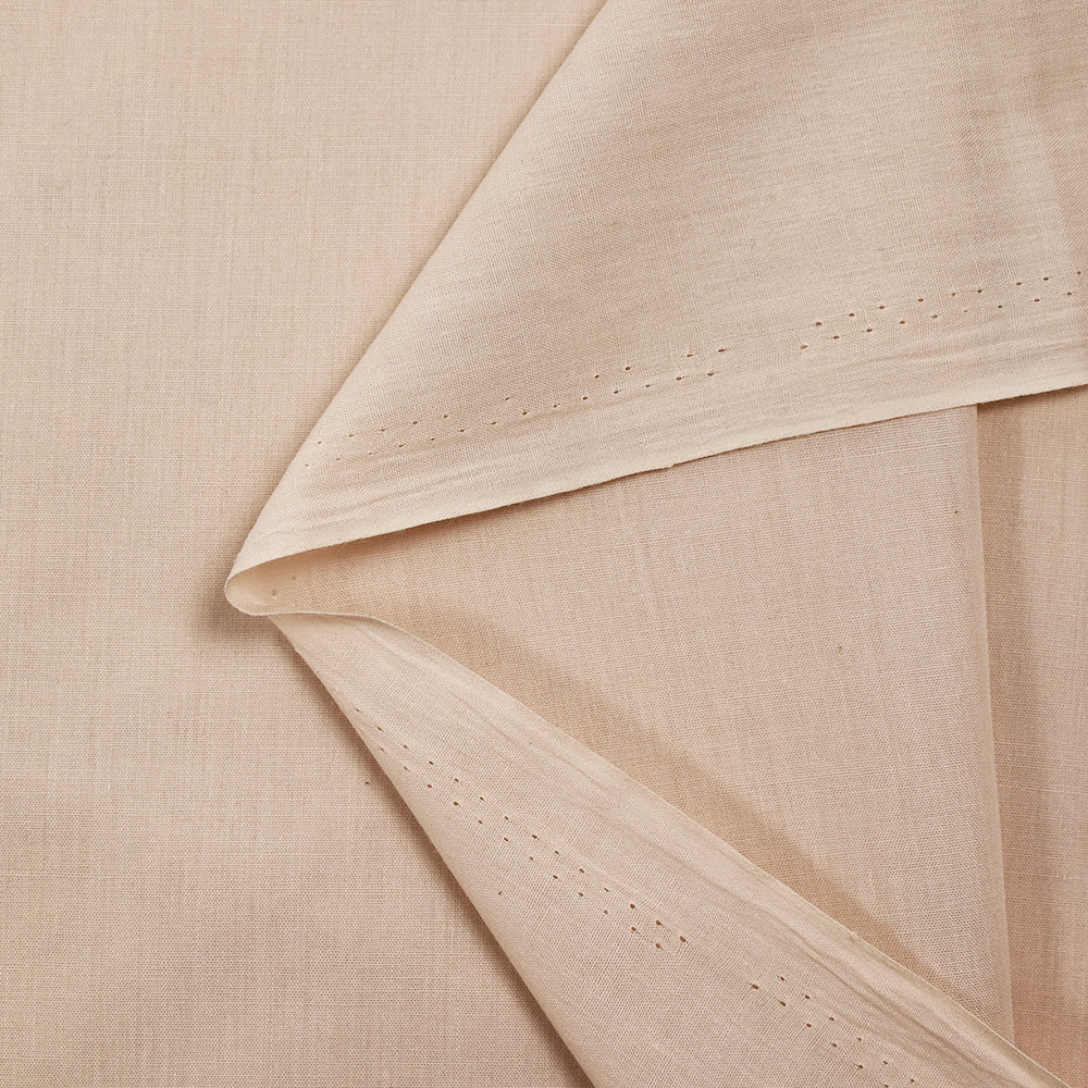 Voile de coton beige sable - Image 3
