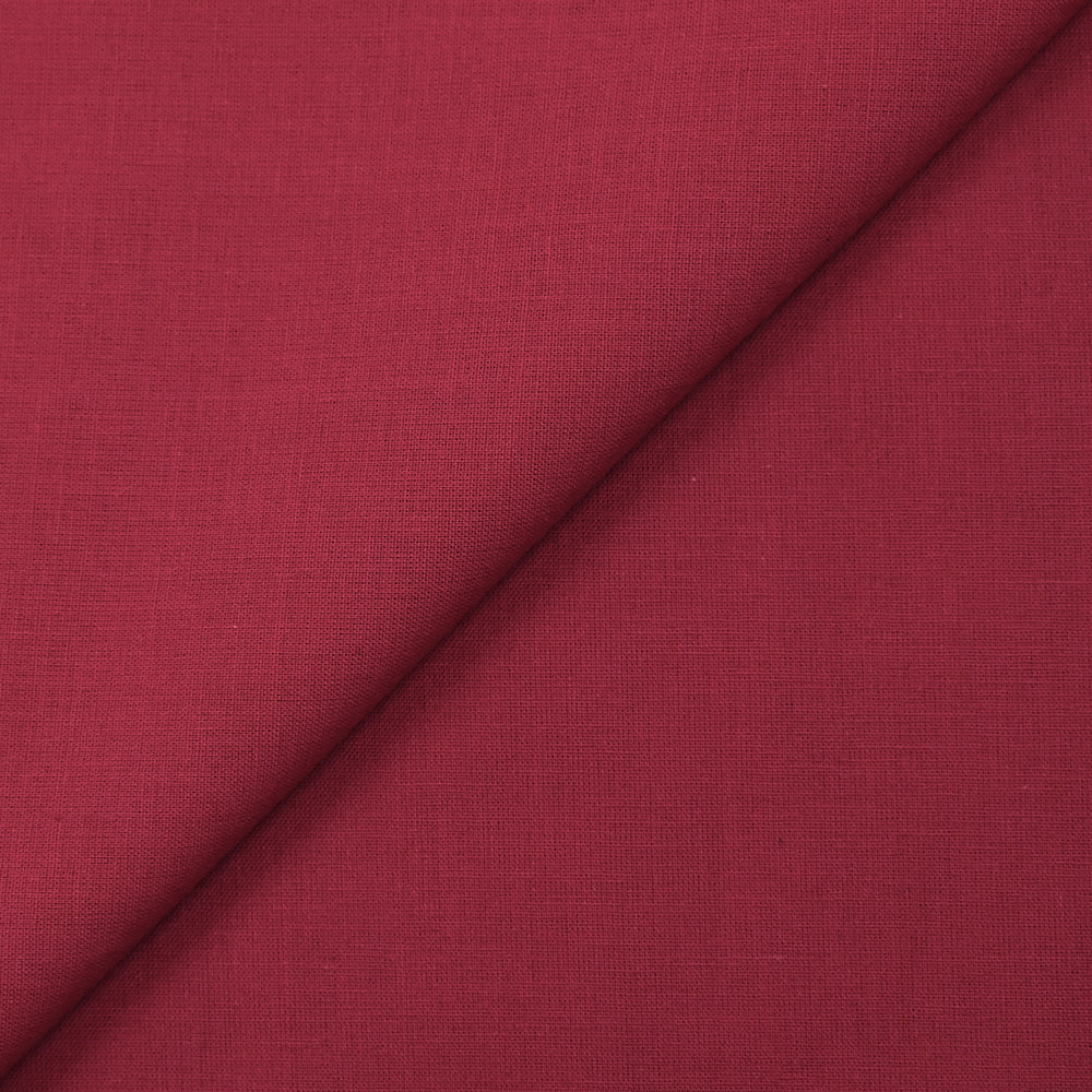 Voile de coton cerise