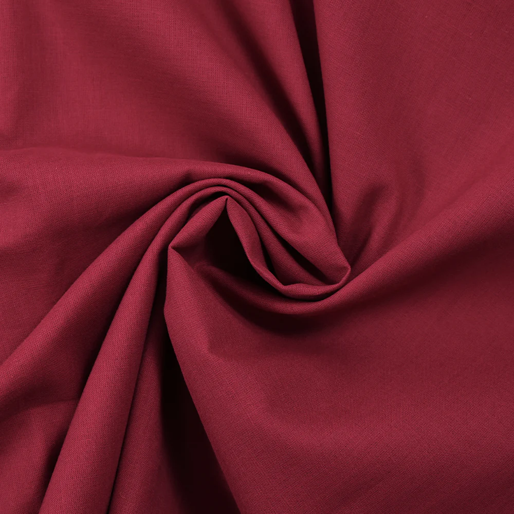Voile de coton cerise - Image 2