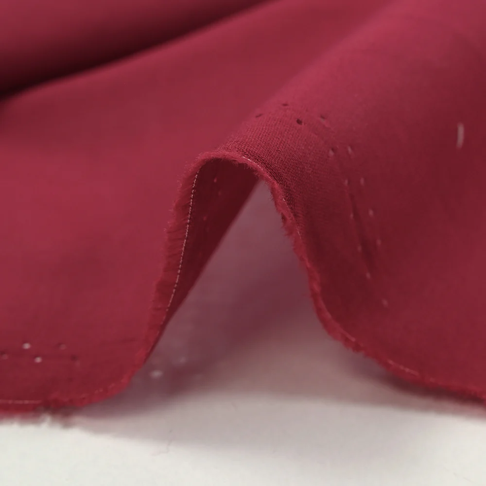 Voile de coton cerise - Image 4