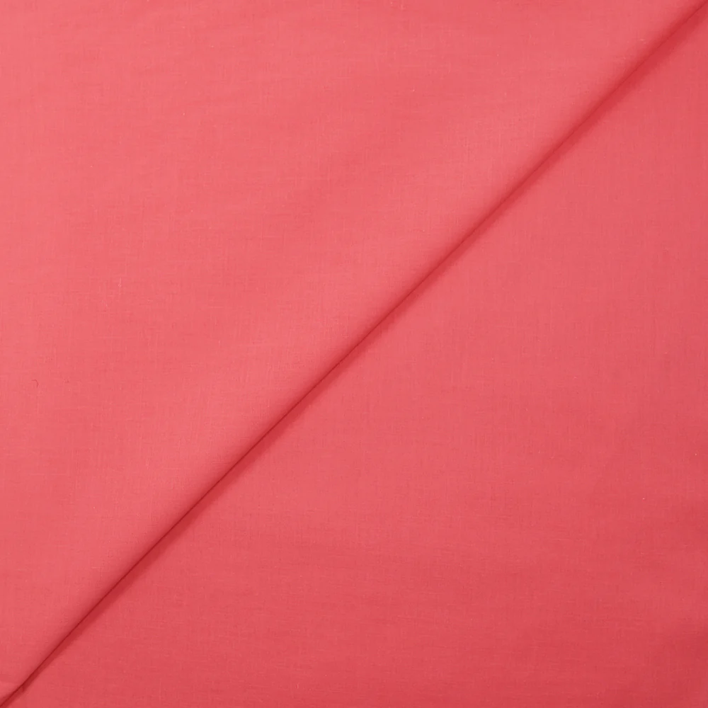 Voile de coton corail