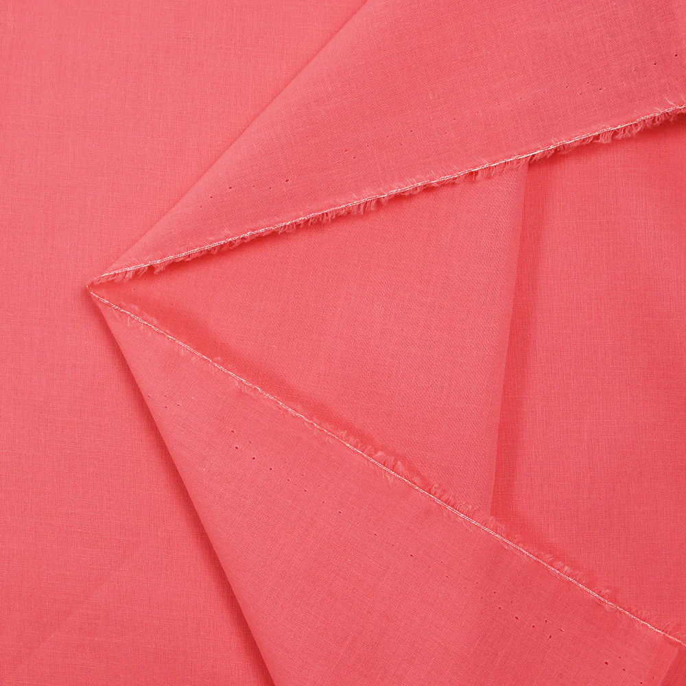 Voile de coton corail - Image 3