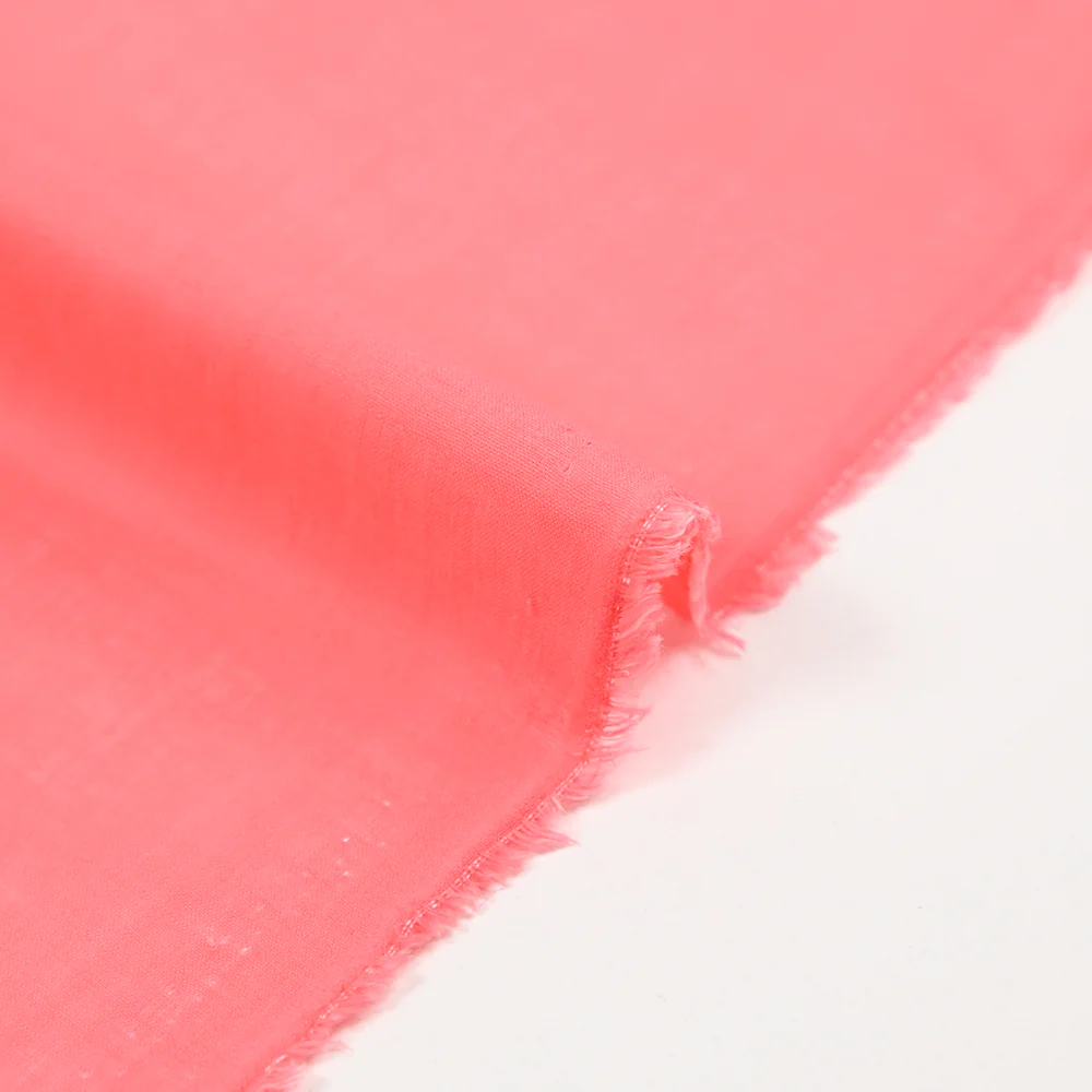 Voile de coton corail - Image 4