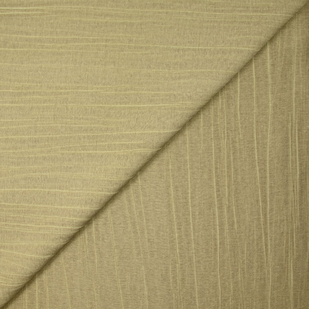 Voile de coton froissé beige