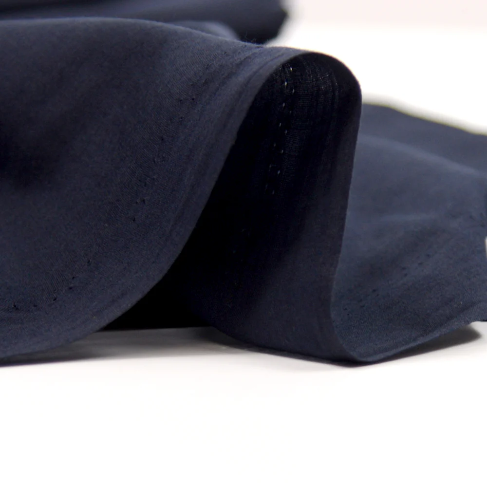 Voile de coton marine - Image 4