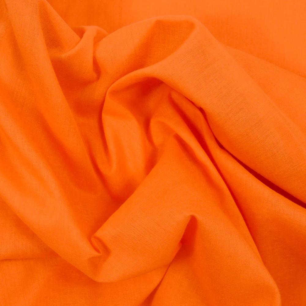 Voile de coton orange - Image 2