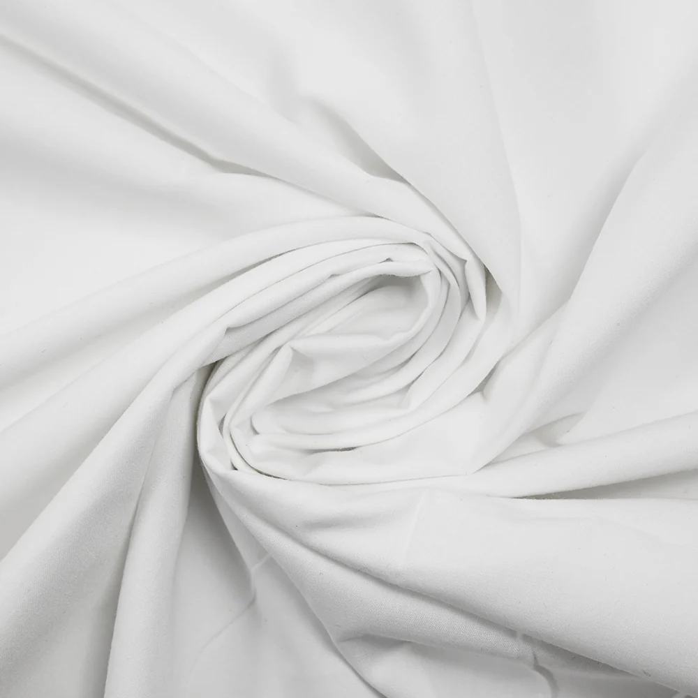Voile polycoton blanc - Image 2