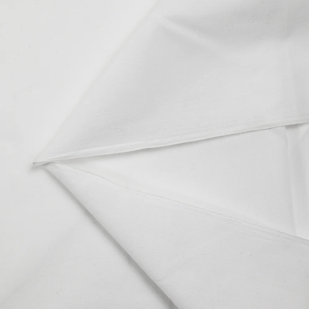 Voile polycoton blanc - Image 3