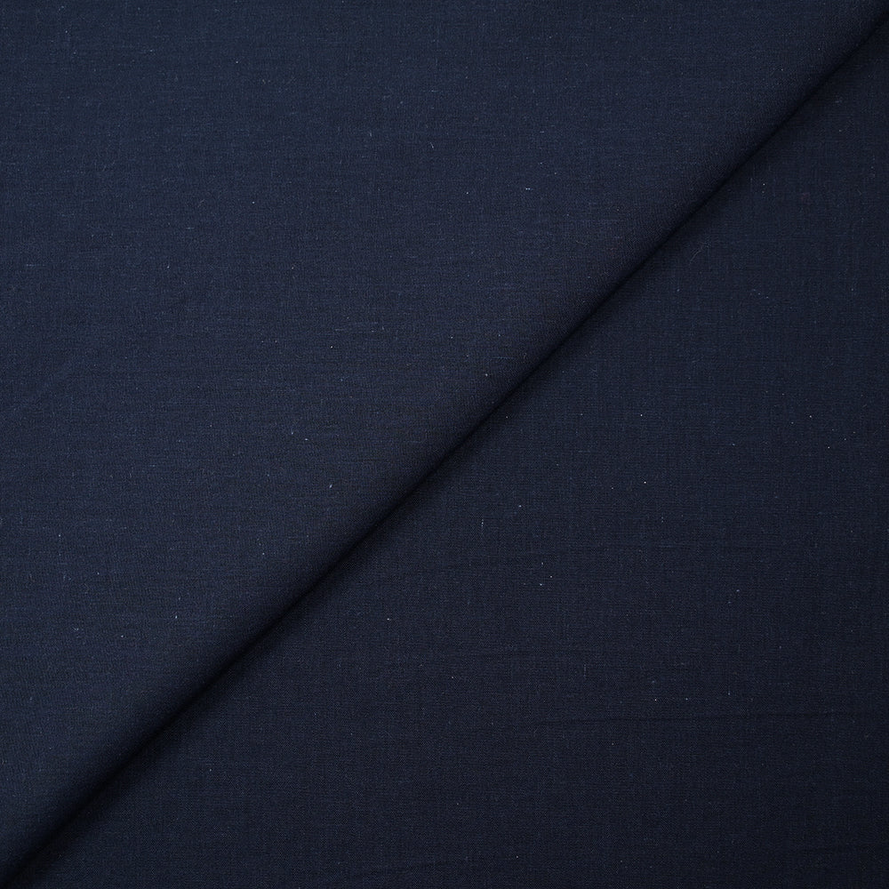 Voile polycoton bleu marine