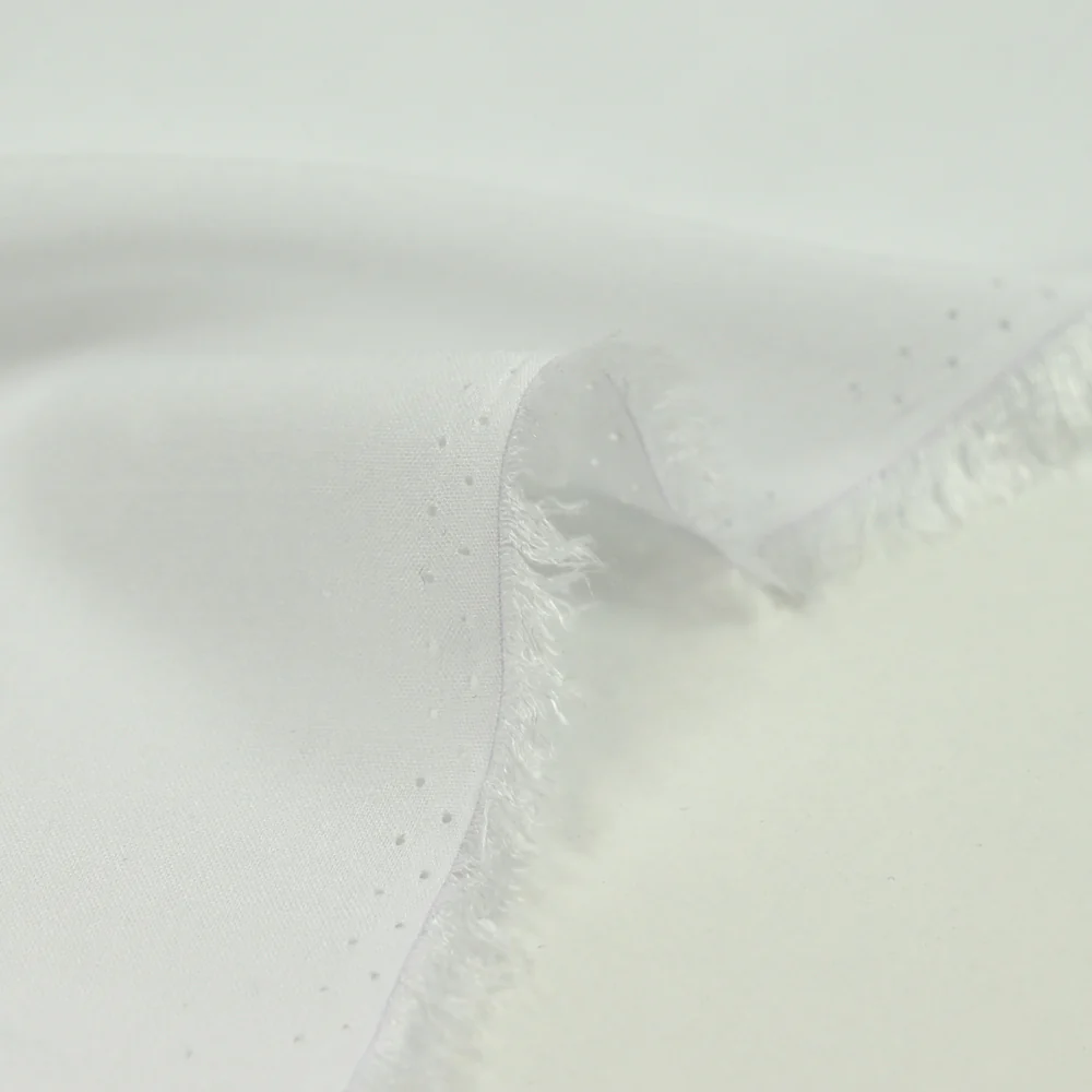 Voile viscose blanc - Image 4